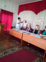 Занятие в «Школе реабилитации и ухода»