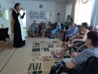 Встреча со священнослужителем Михайло-Архангельского храма