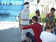 "ура лето" в приюте Солнышко!